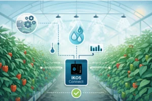 Humedad ambiental en cultivo protegido para control de plagas agrícolas