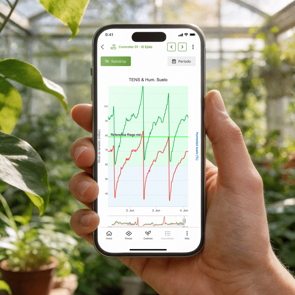 agricultura en primavera: riego eficiente